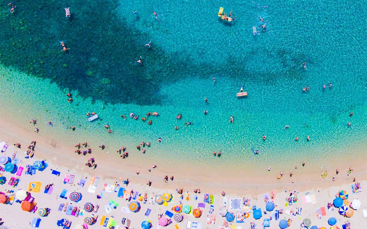 Μία παραλία στη Κέρκυρα