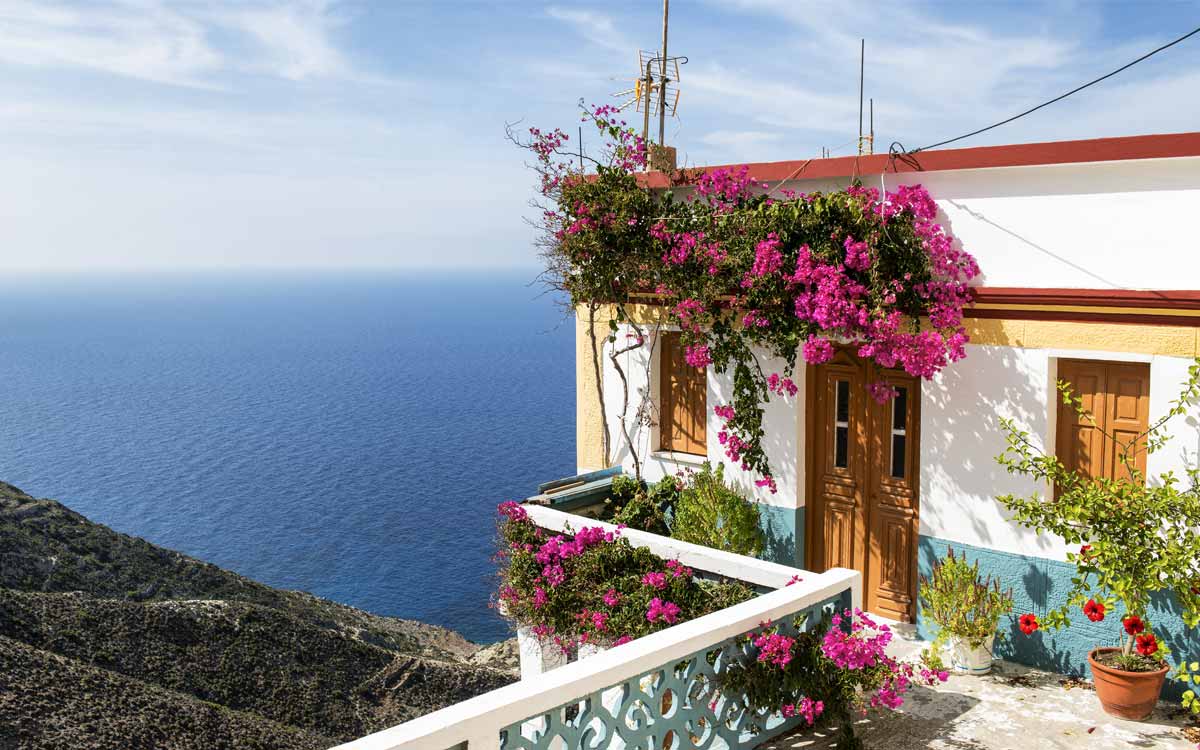 The building in Karpathos